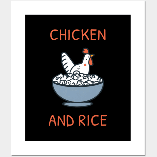 Chicken and Rice Posters and Art